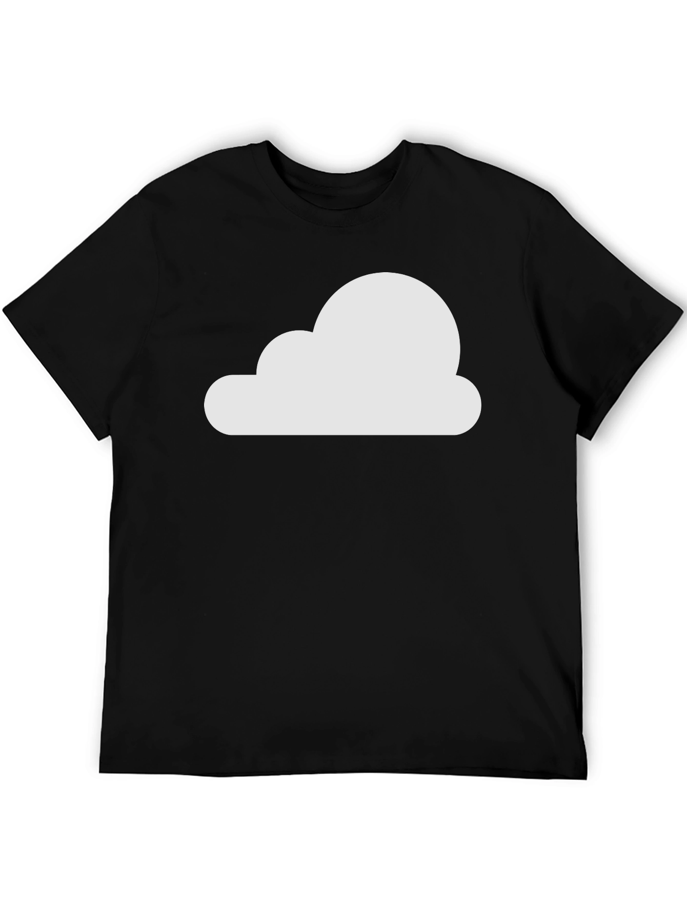 Cloud Graphic Black T-Shirt