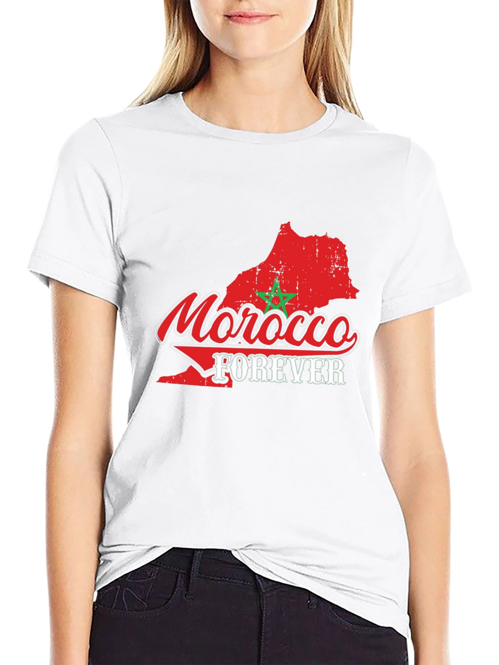 Morocco Forever Graphic T-Shirt - Black