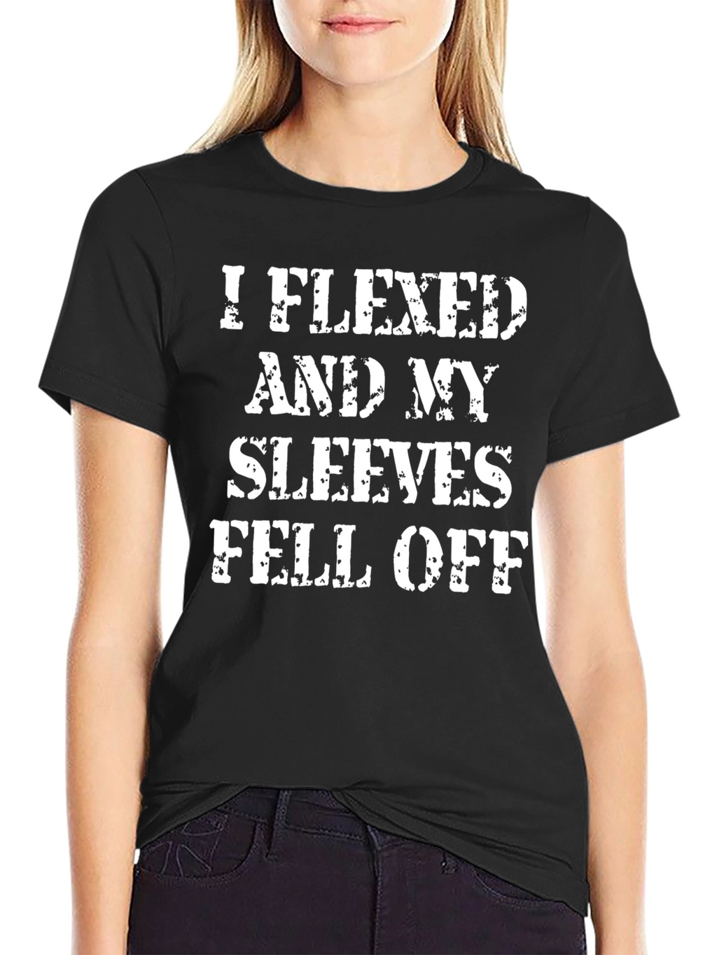 I Flexed And My Sleeves Fell Off Graphic Tee