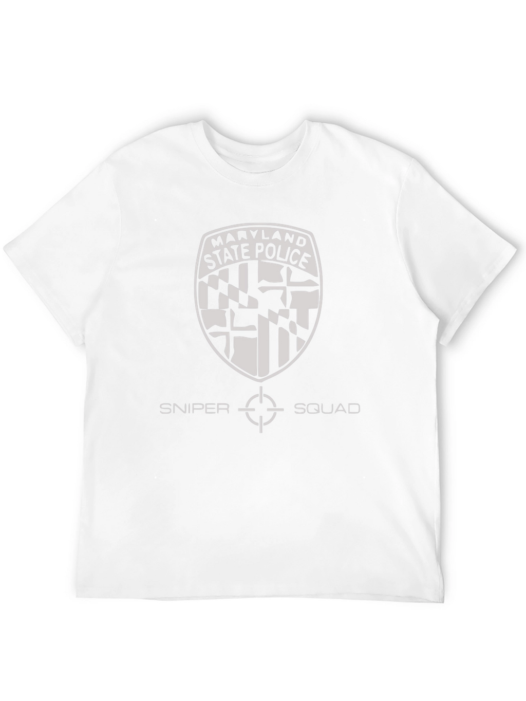 Maryland State Police Sniper Squad Black T-Shirt