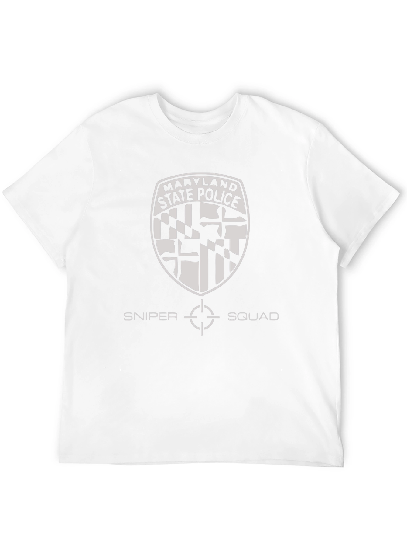 Maryland State Police Sniper Squad Black T-Shirt