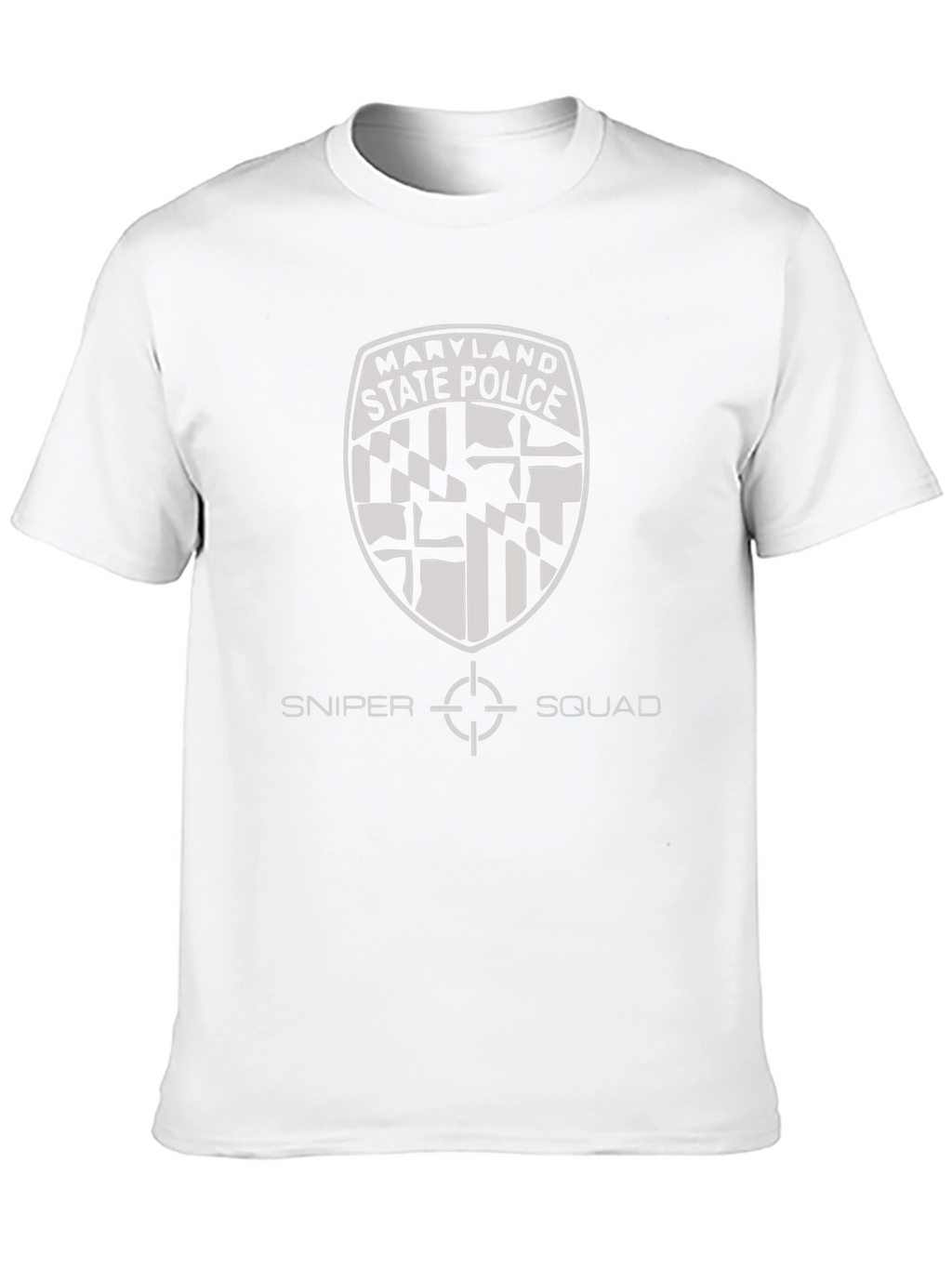 Maryland State Police Sniper Squad Black T-Shirt