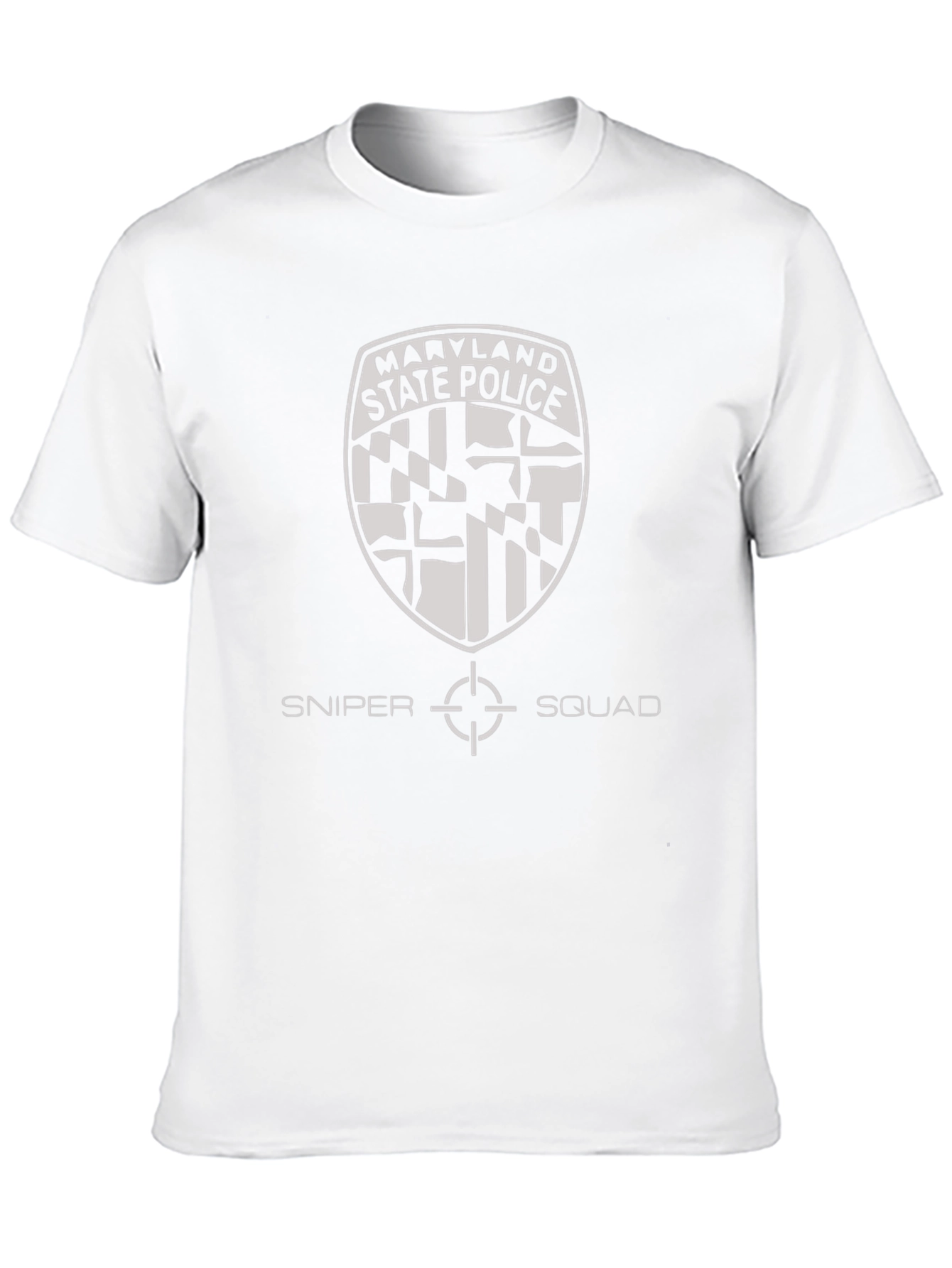 Maryland State Police Sniper Squad Black T-Shirt