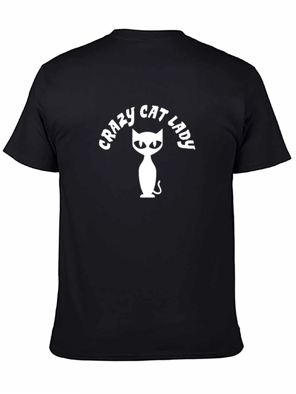 Crazy Cat Lady T-Shirt - Black Cat Lover Tee