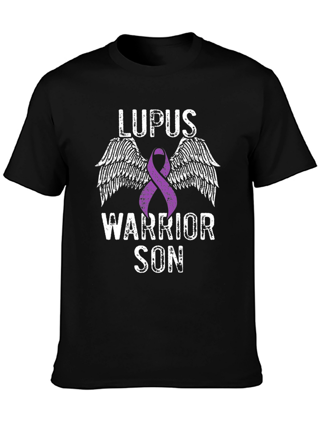 Lupus Warrior Son T-Shirt - Purple Ribbon Awareness
