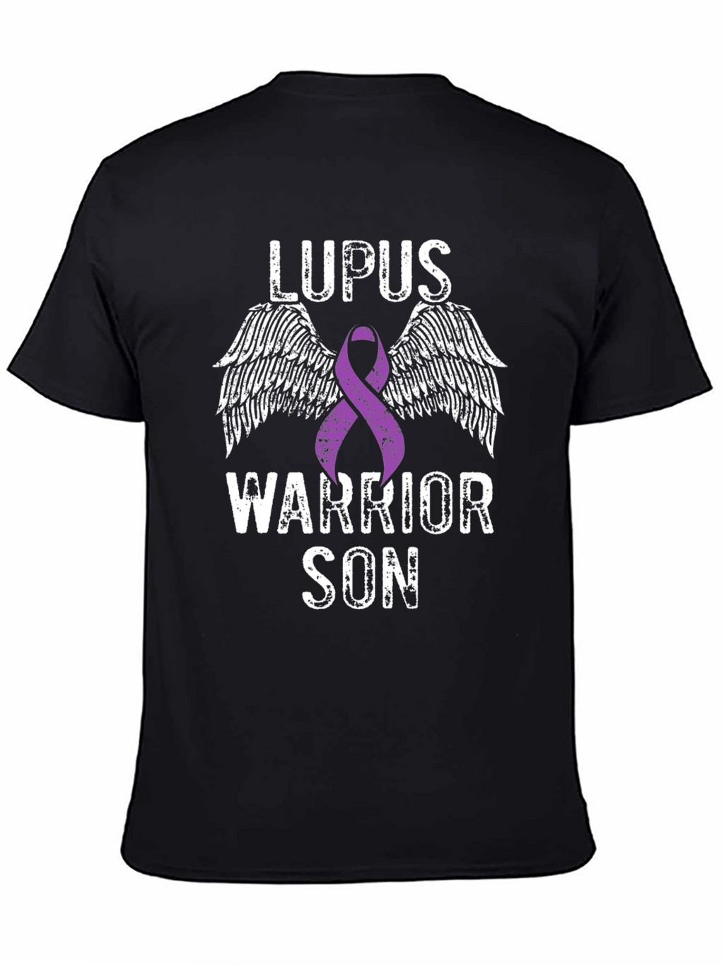 Lupus Warrior Son T-Shirt - Purple Ribbon Awareness