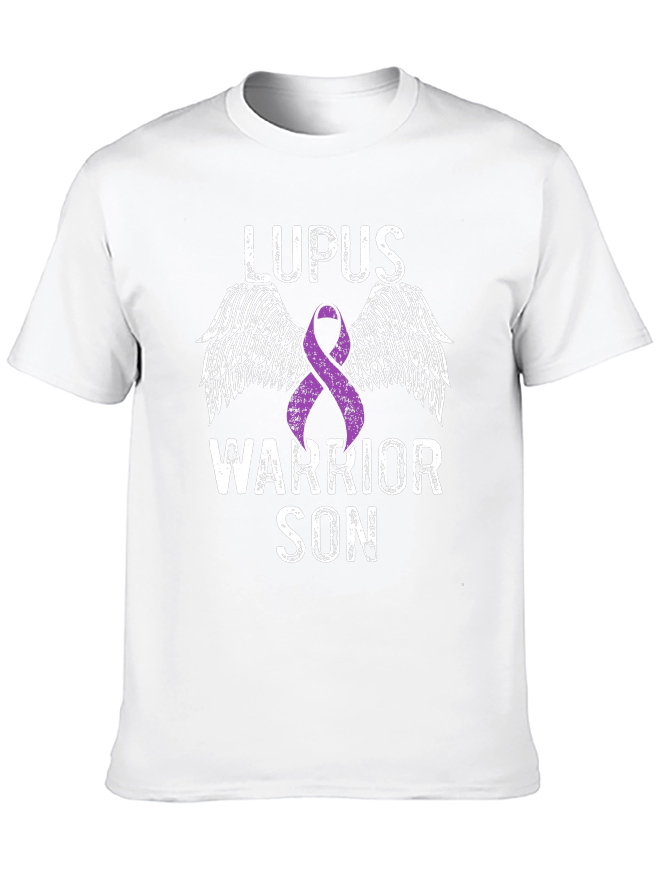 Lupus Warrior Son T-Shirt - Purple Ribbon Awareness