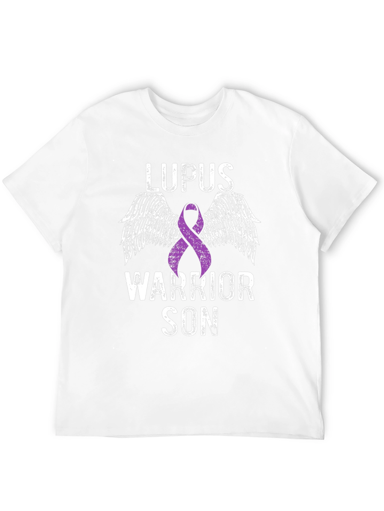 Lupus Warrior Son T-Shirt - Purple Ribbon Awareness