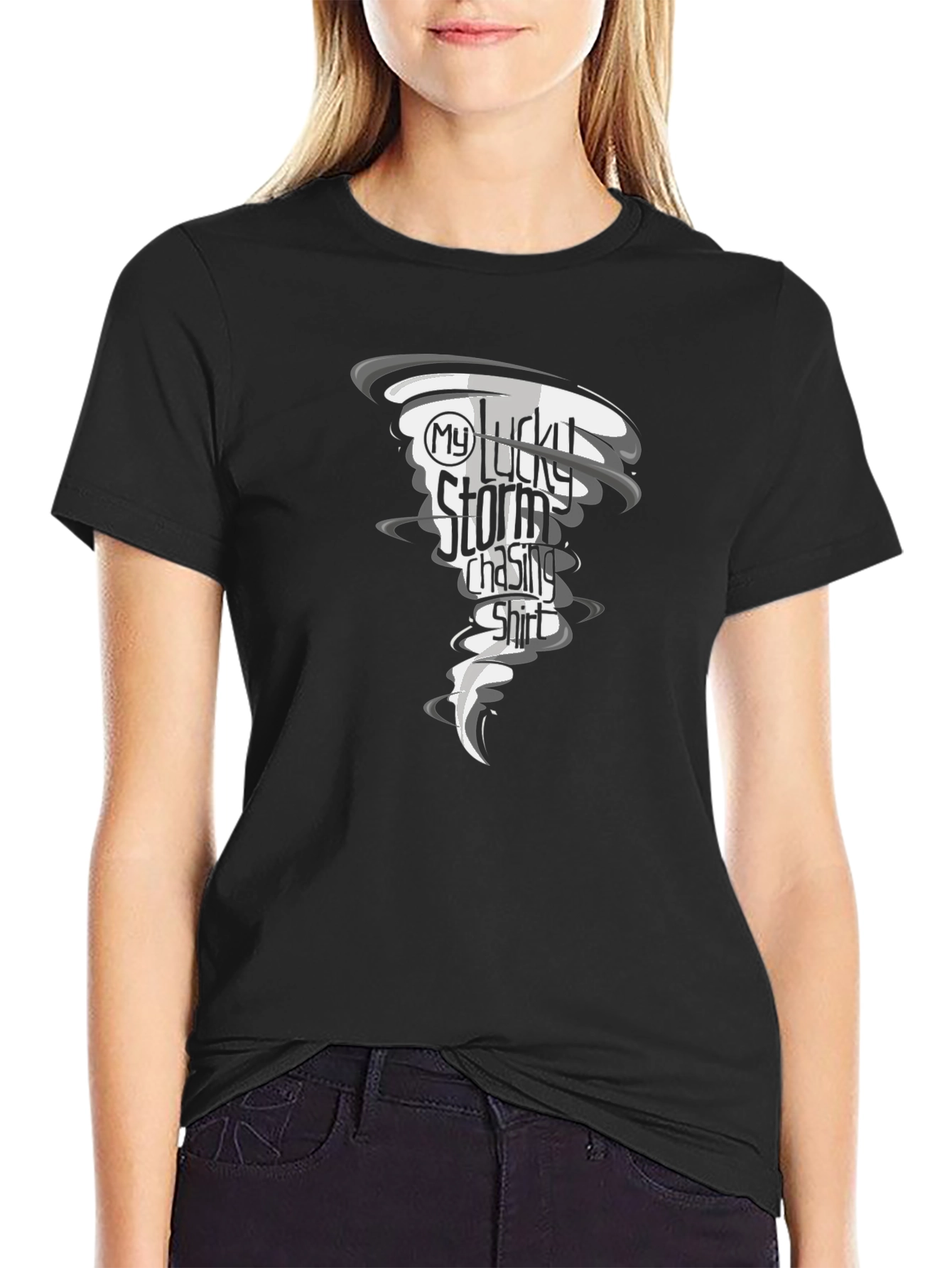 Lucky Storm Chasing Shirt - Tornado Graphic Tee