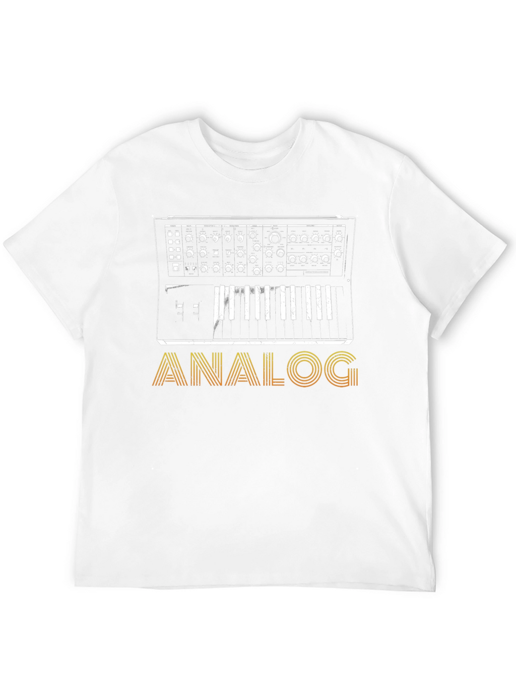 Analog Synthesizer T-Shirt - Music Lover Tee