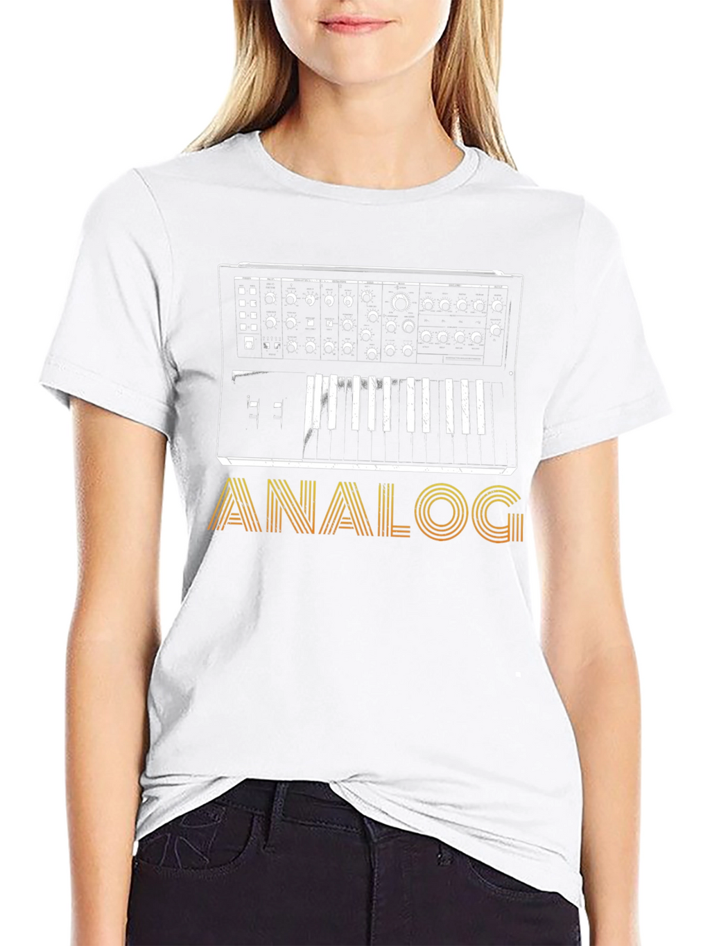 Analog Synthesizer T-Shirt - Music Lover Tee