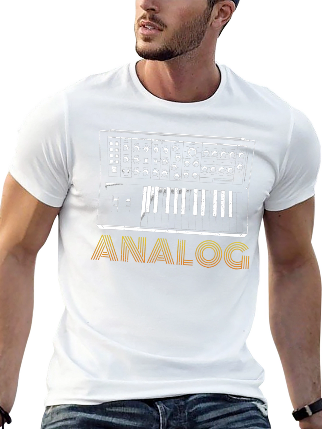 Analog Synthesizer T-Shirt - Music Lover Tee