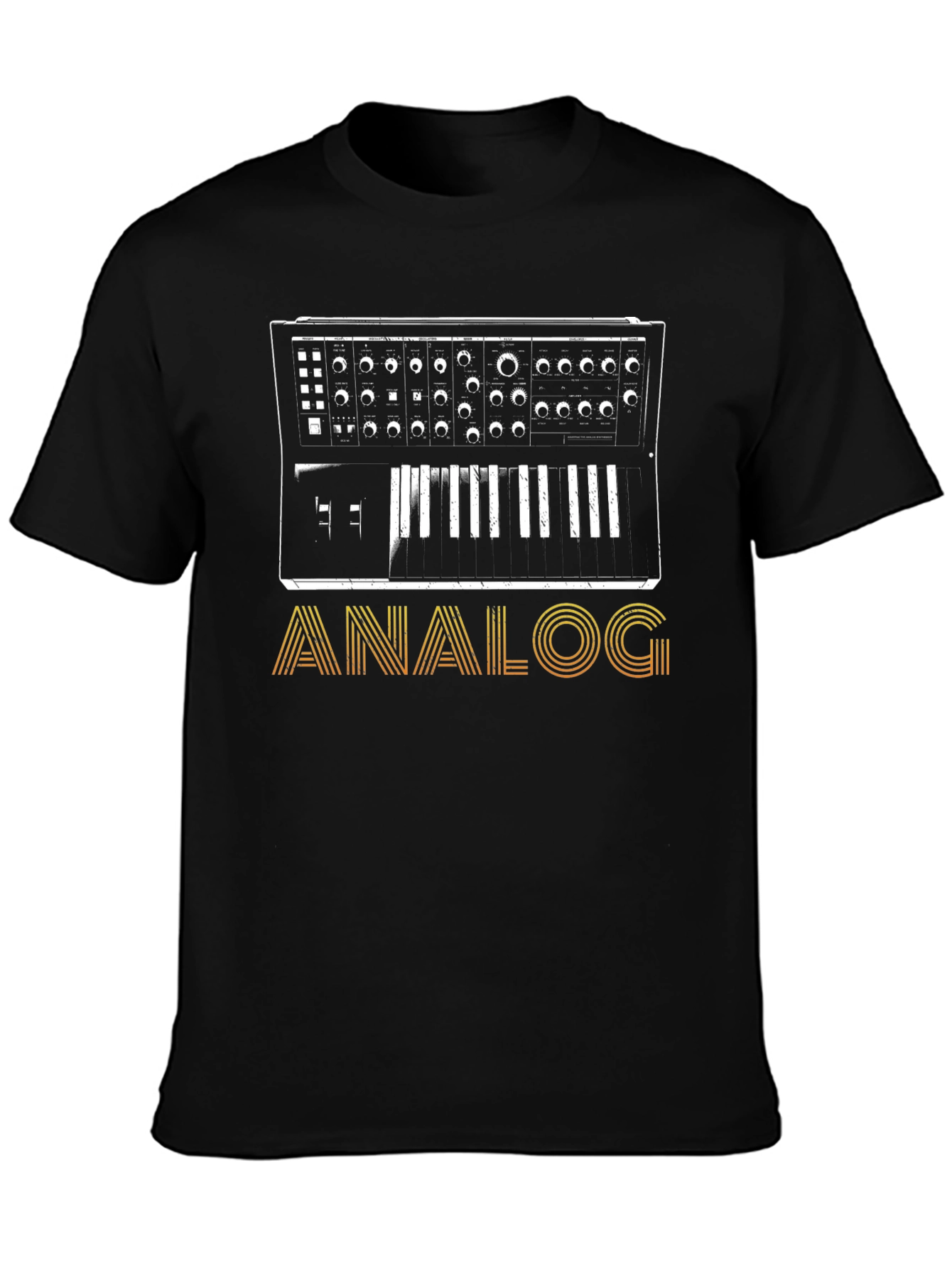 Analog Synthesizer T-Shirt - Music Lover Tee