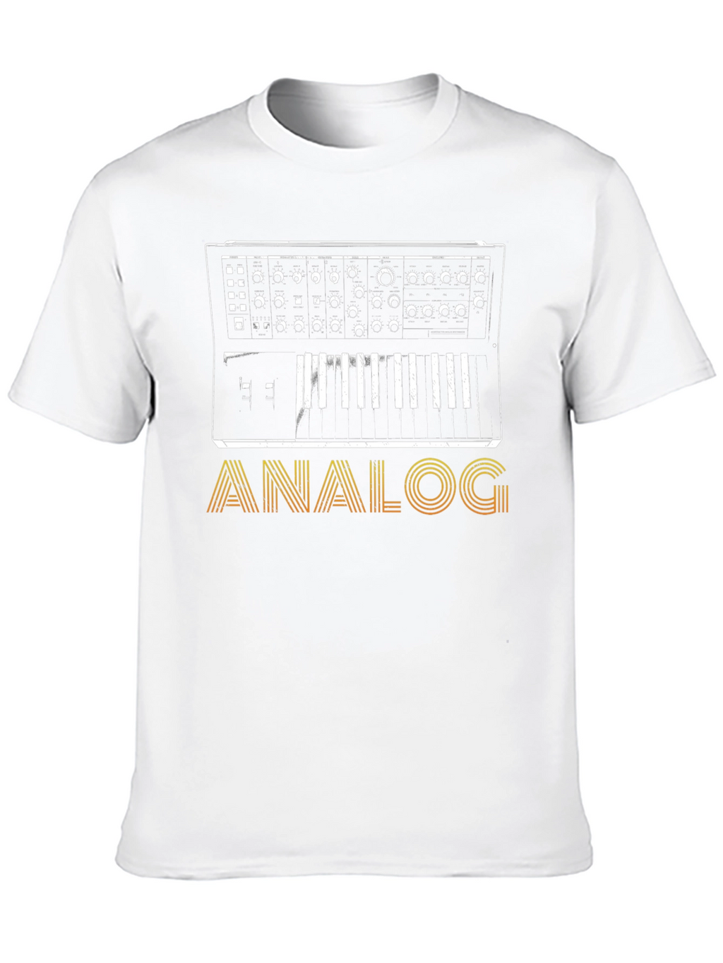 Analog Synthesizer T-Shirt - Music Lover Tee