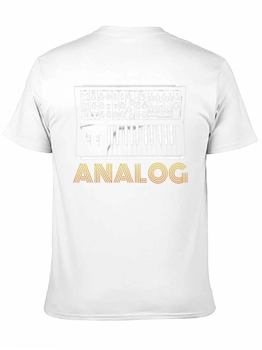 Analog Synthesizer T-Shirt - Music Lover Tee
