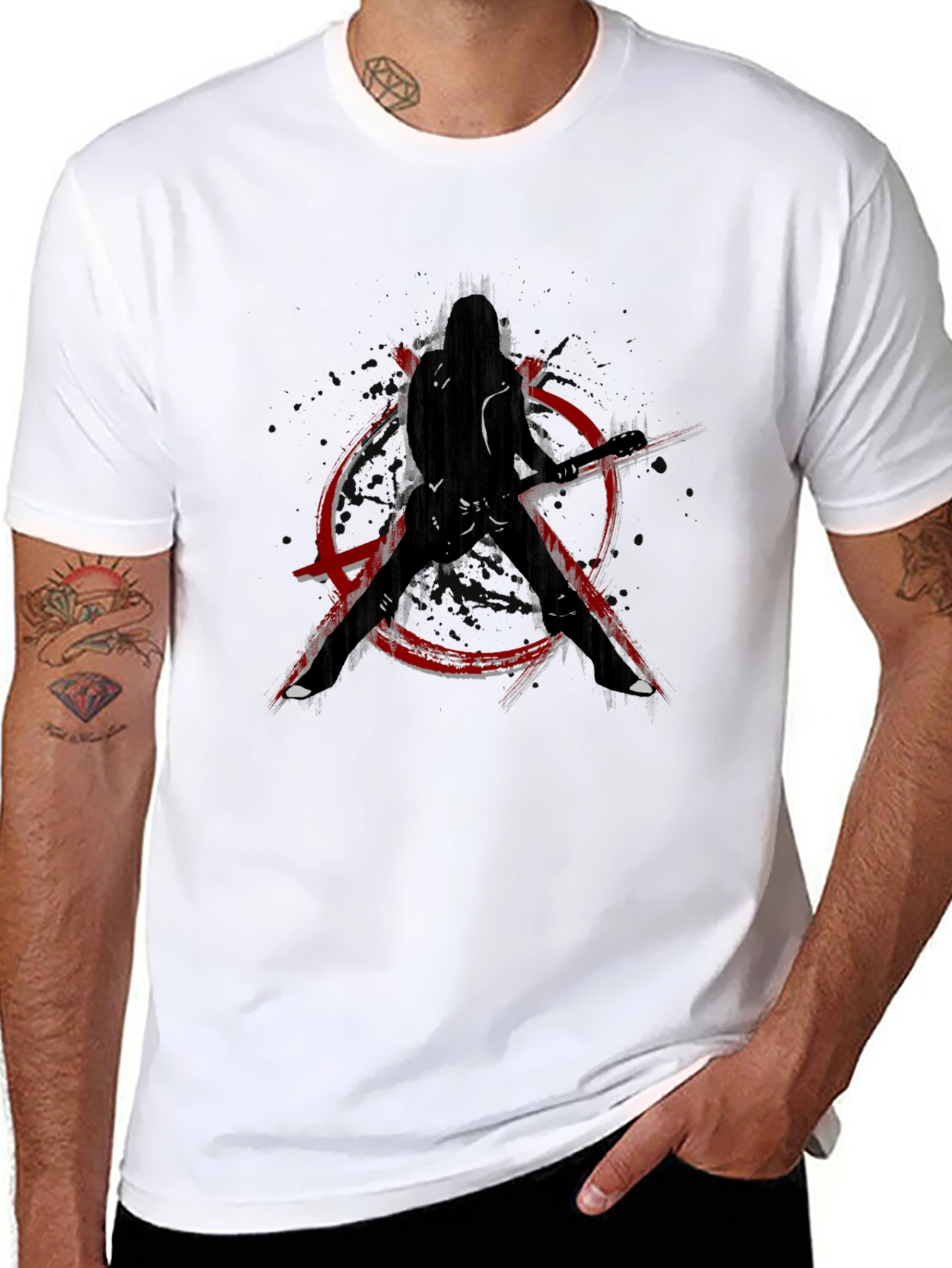 Guitar Anarchy T-Shirt - Rock Music Tee