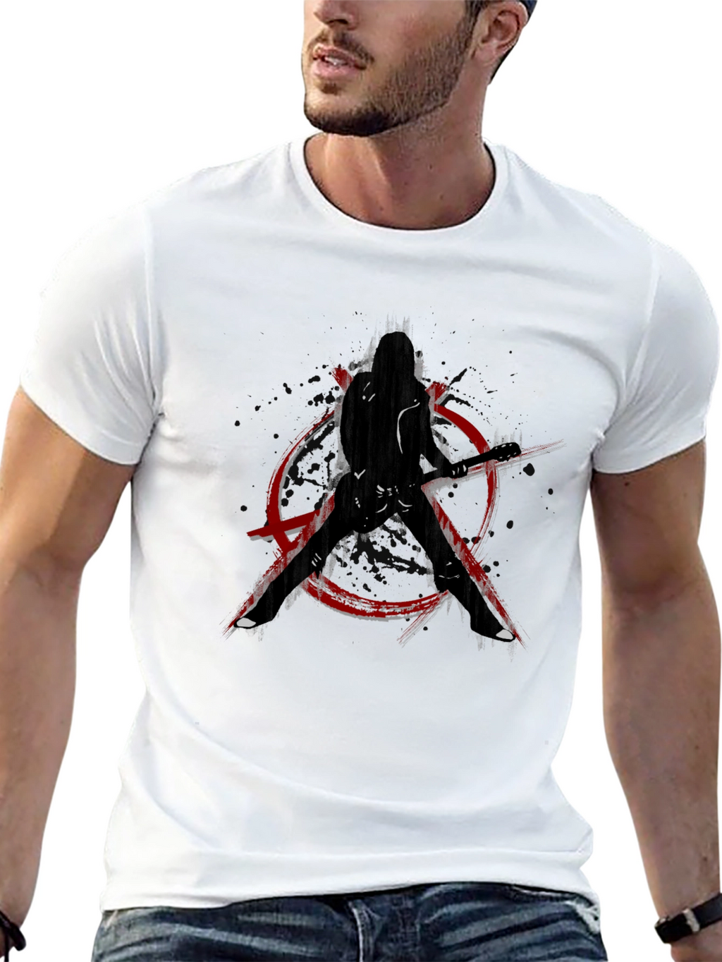 Guitar Anarchy T-Shirt - Rock Music Tee