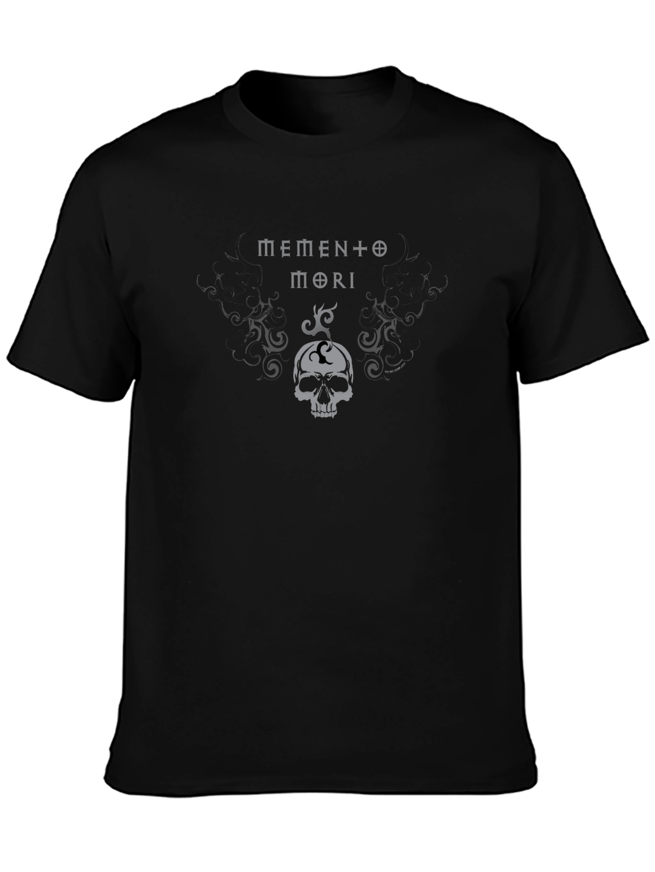 Memento Mori Skull Graphic T-Shirt