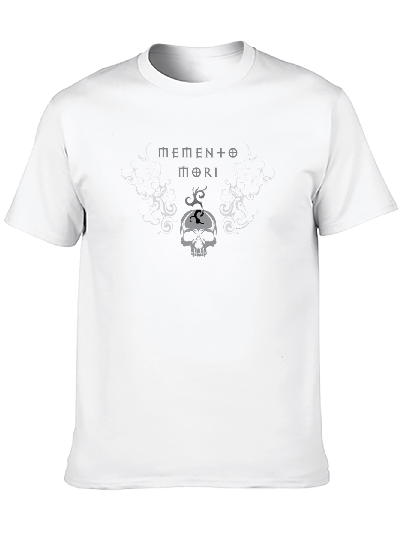 Memento Mori Skull Graphic T-Shirt