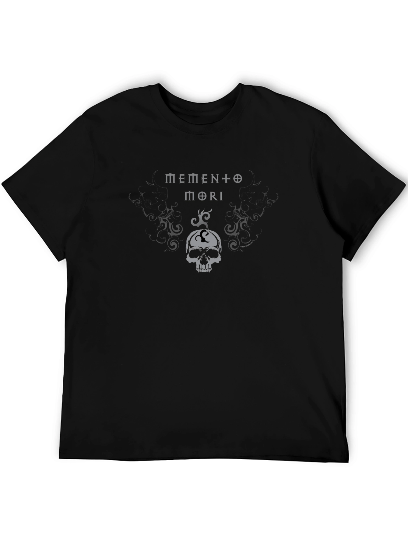 Memento Mori Skull Graphic T-Shirt