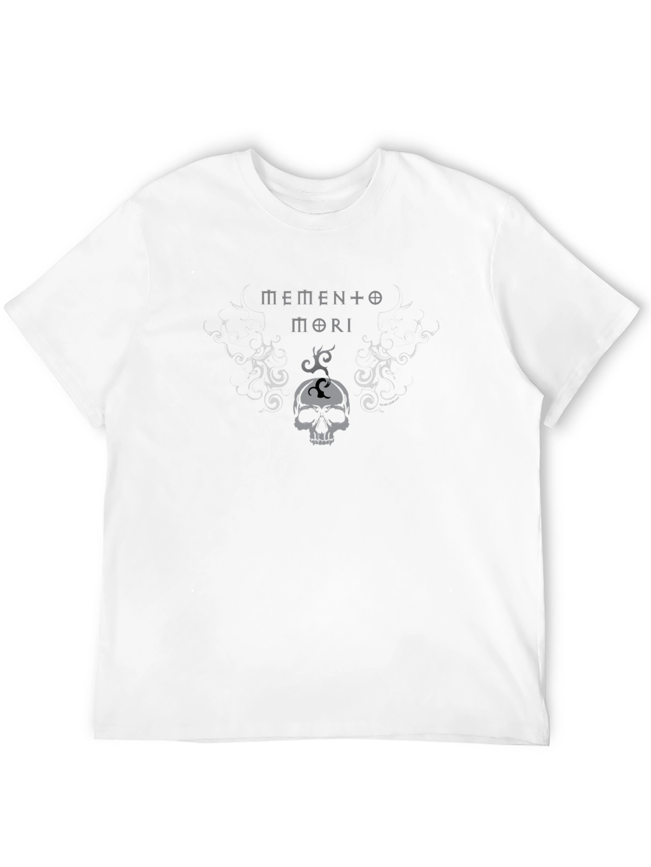 Memento Mori Skull Graphic T-Shirt