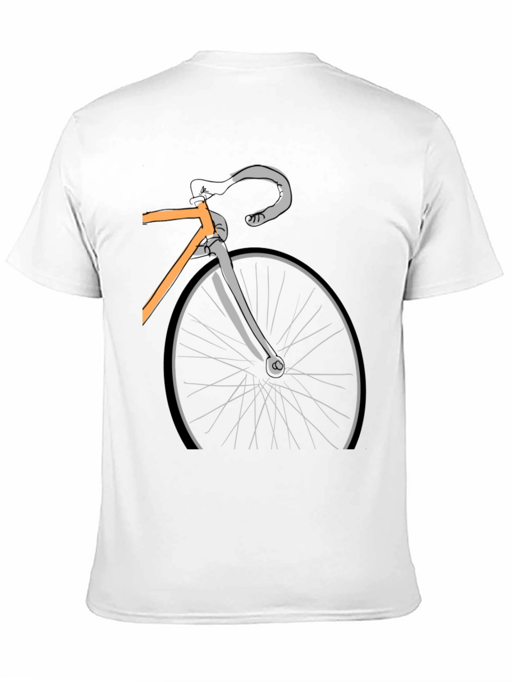 Cycling Graphic T-Shirt - Black Cotton Bike Tee