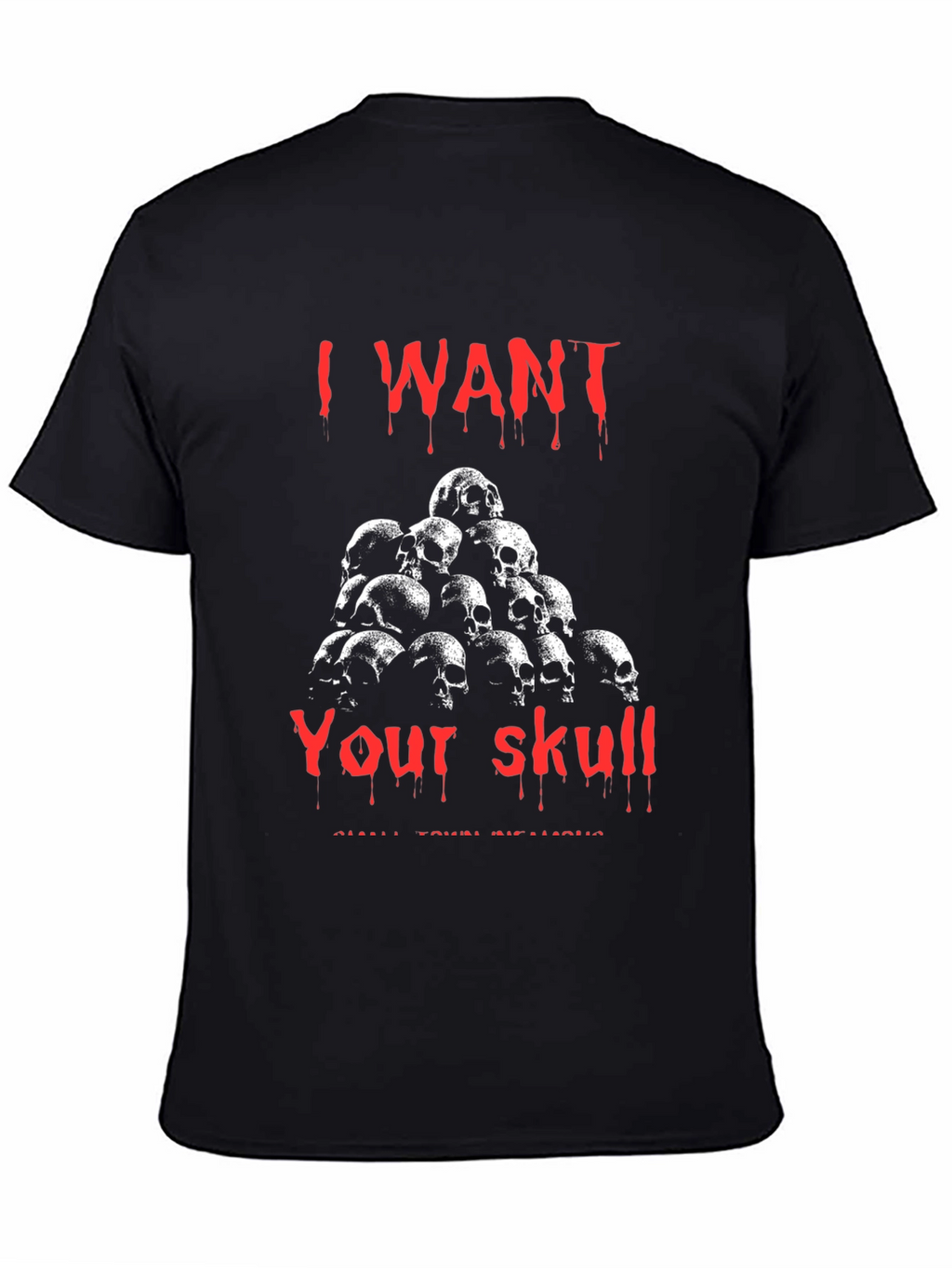 Skull Pile Graphic T-Shirt - Dark Humor Tee