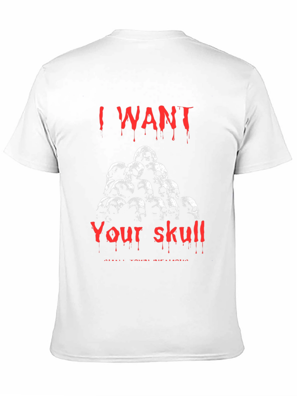 Skull Pile Graphic T-Shirt - Dark Humor Tee