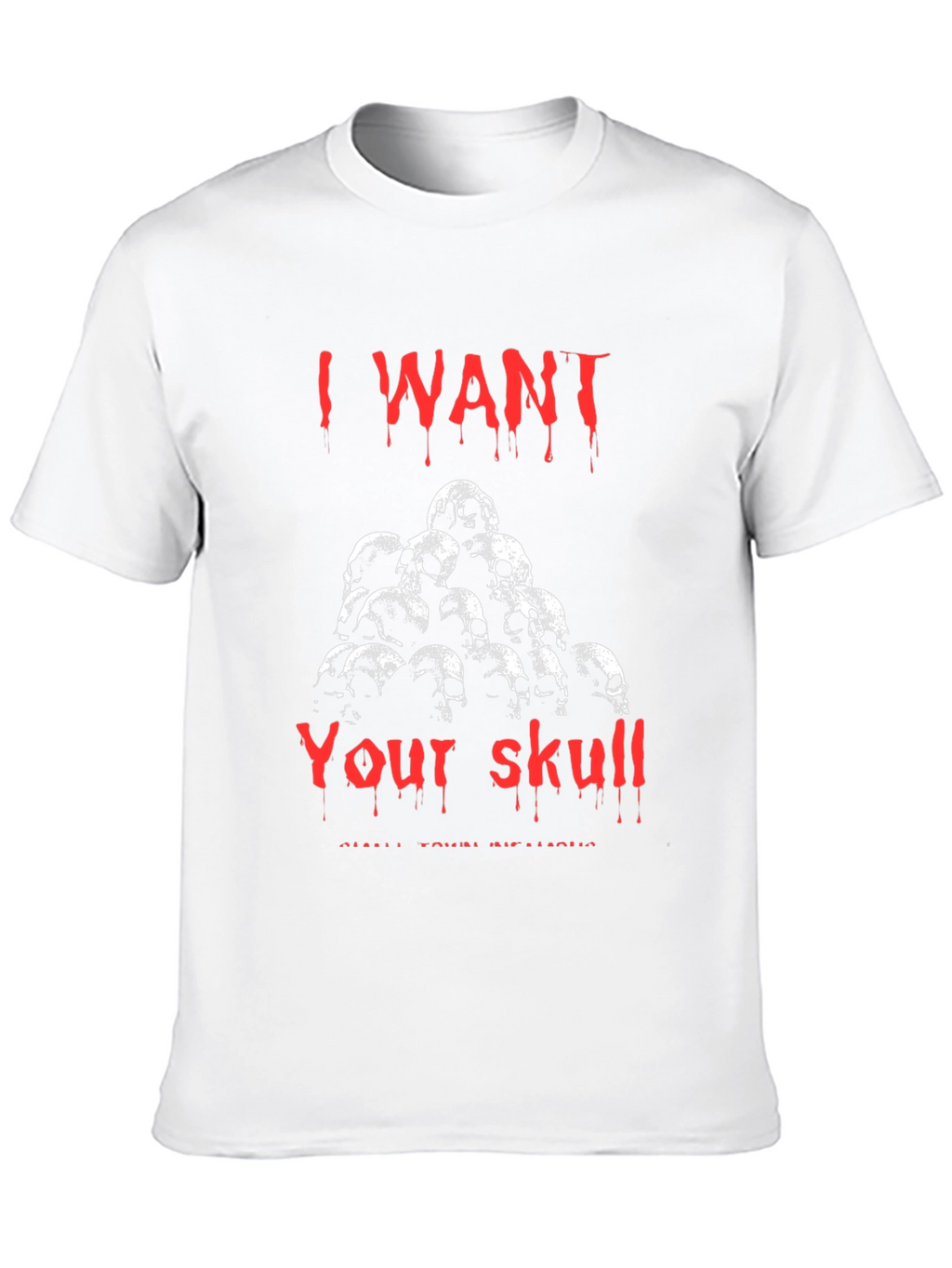 Skull Pile Graphic T-Shirt - Dark Humor Tee