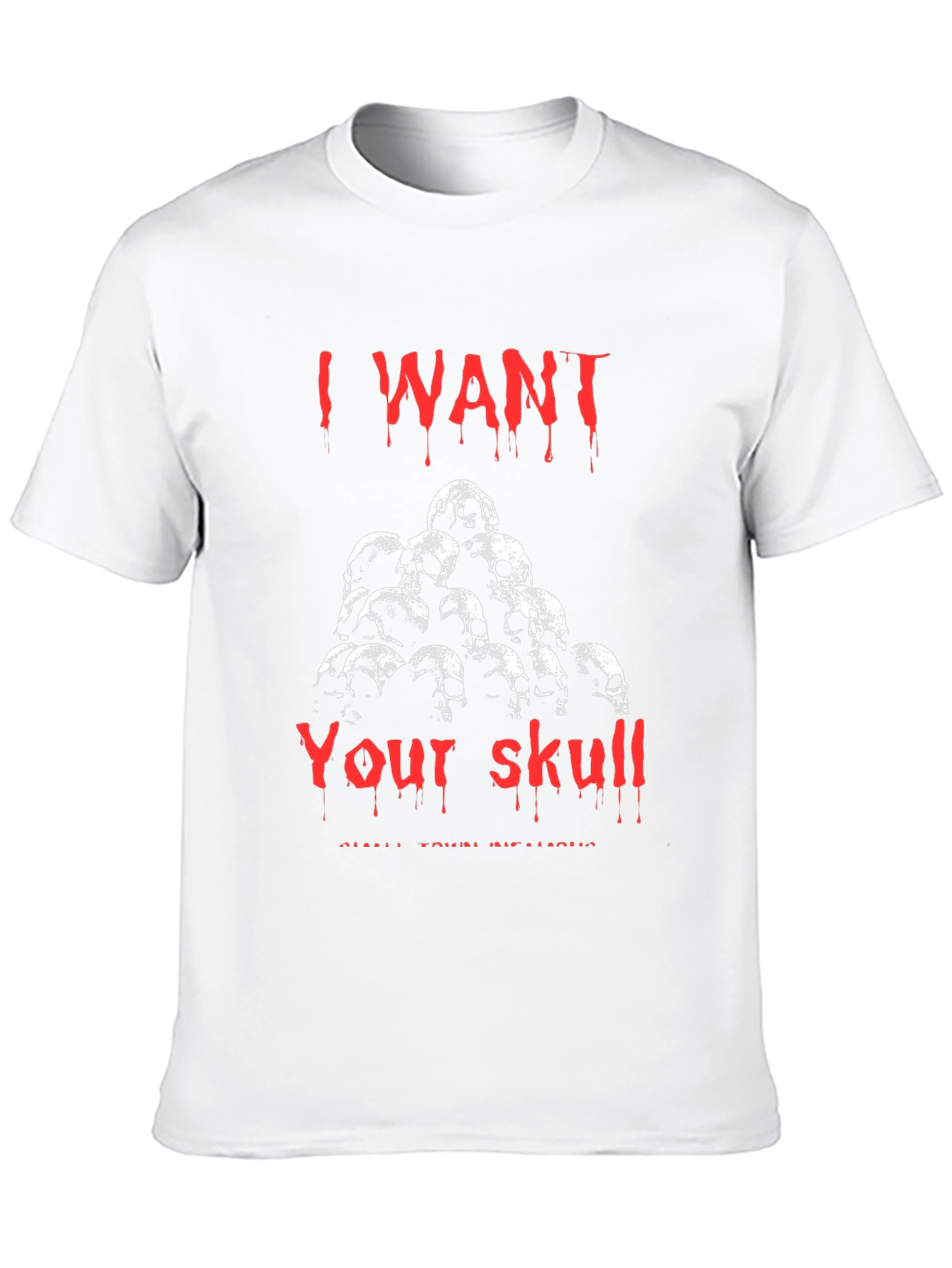 Skull Pile Graphic T-Shirt - Dark Humor Tee
