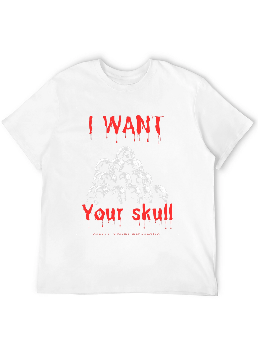 Skull Pile Graphic T-Shirt - Dark Humor Tee