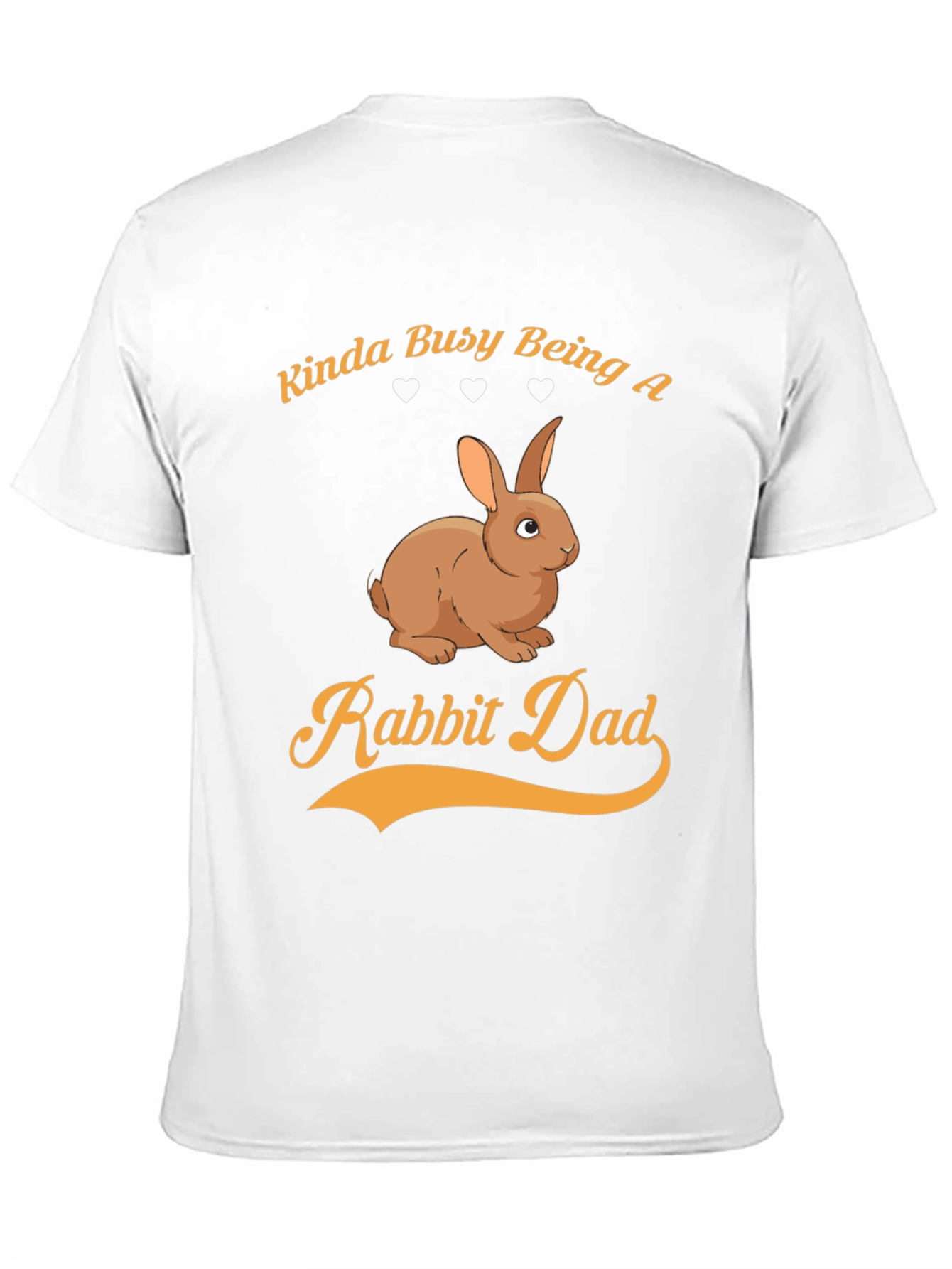 Rabbit Dad Graphic Tee - Kinda Busy T-Shirt