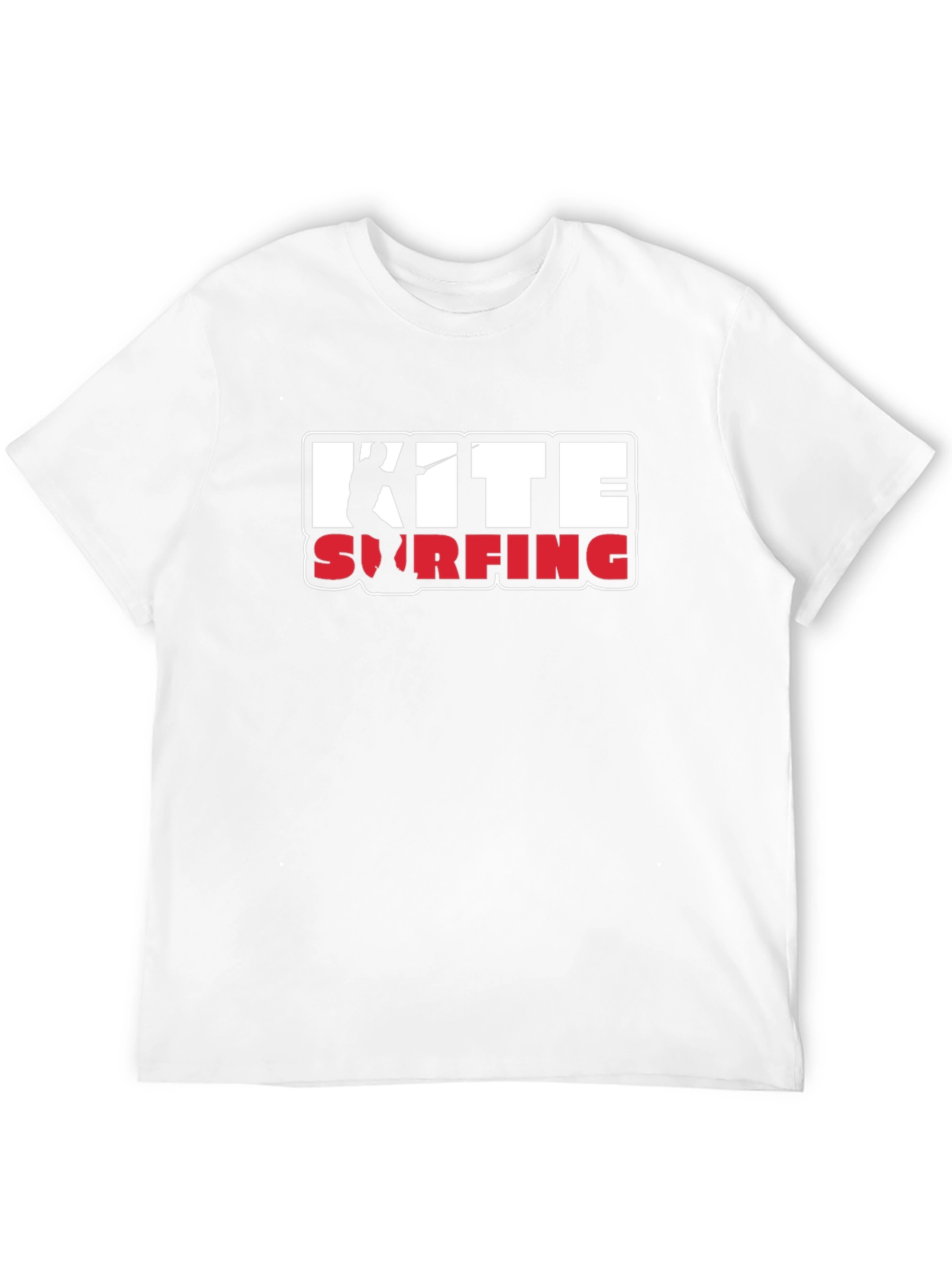 Kite Surfing Graphic Tee - Black