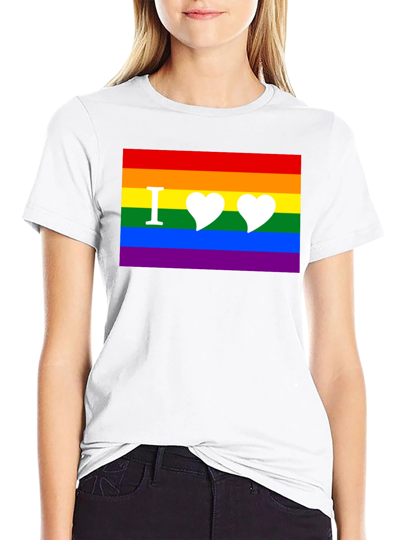 I Love Rainbow Flag T-Shirt - Pride Apparel