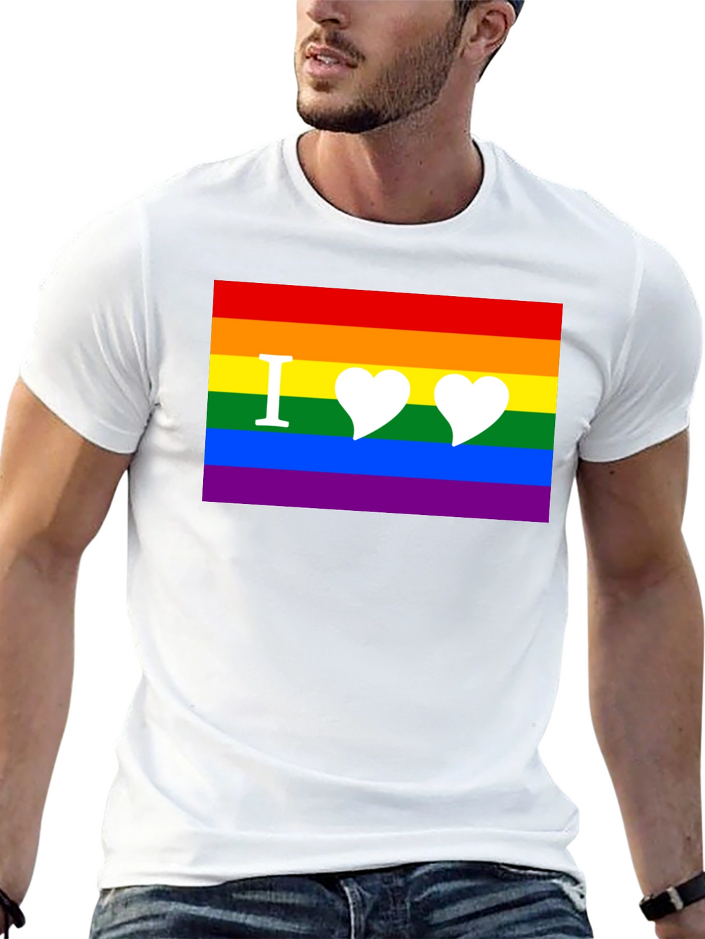I Love Rainbow Flag T-Shirt - Pride Apparel