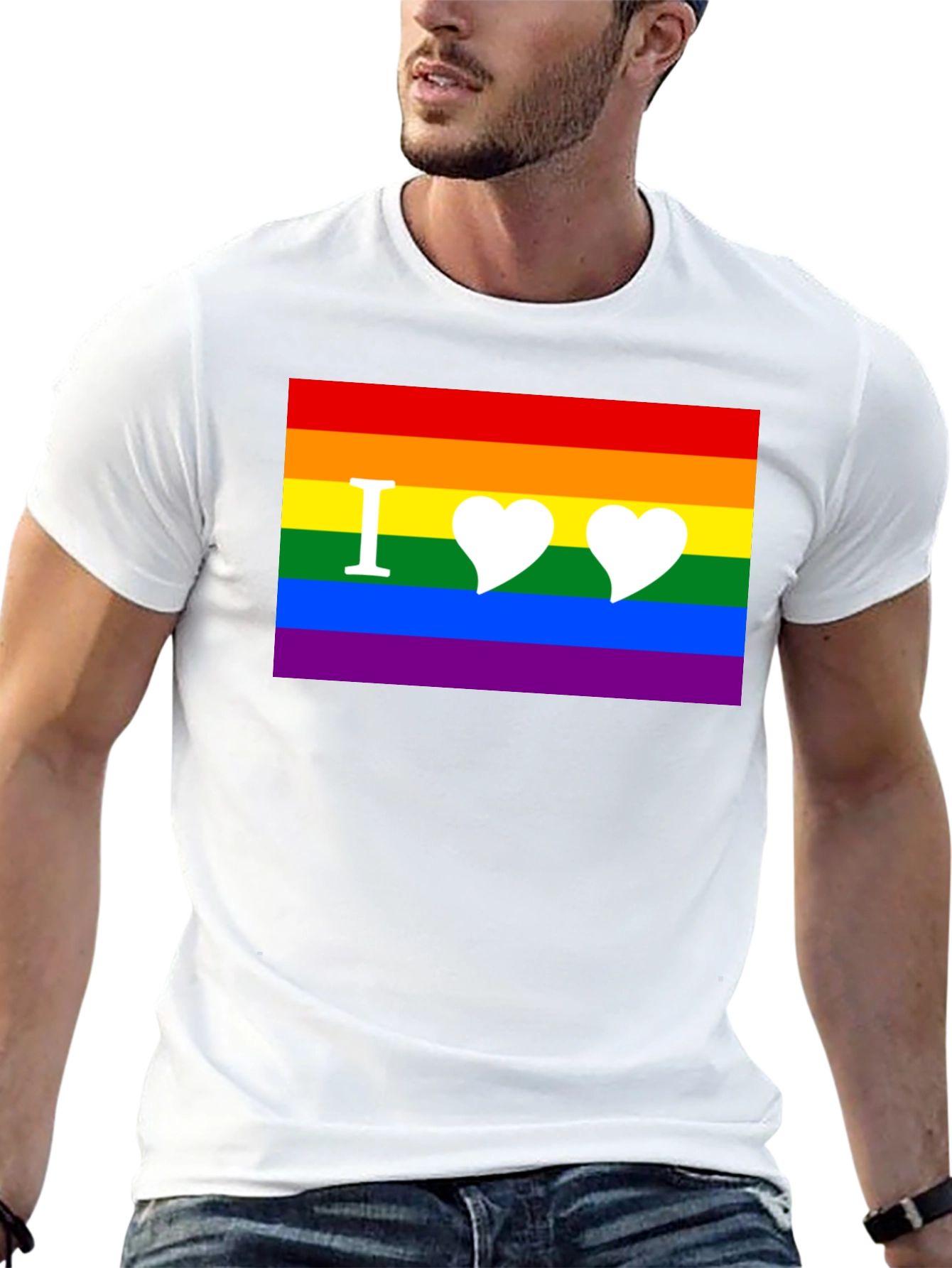 I Love Rainbow Flag T-Shirt - Pride Apparel