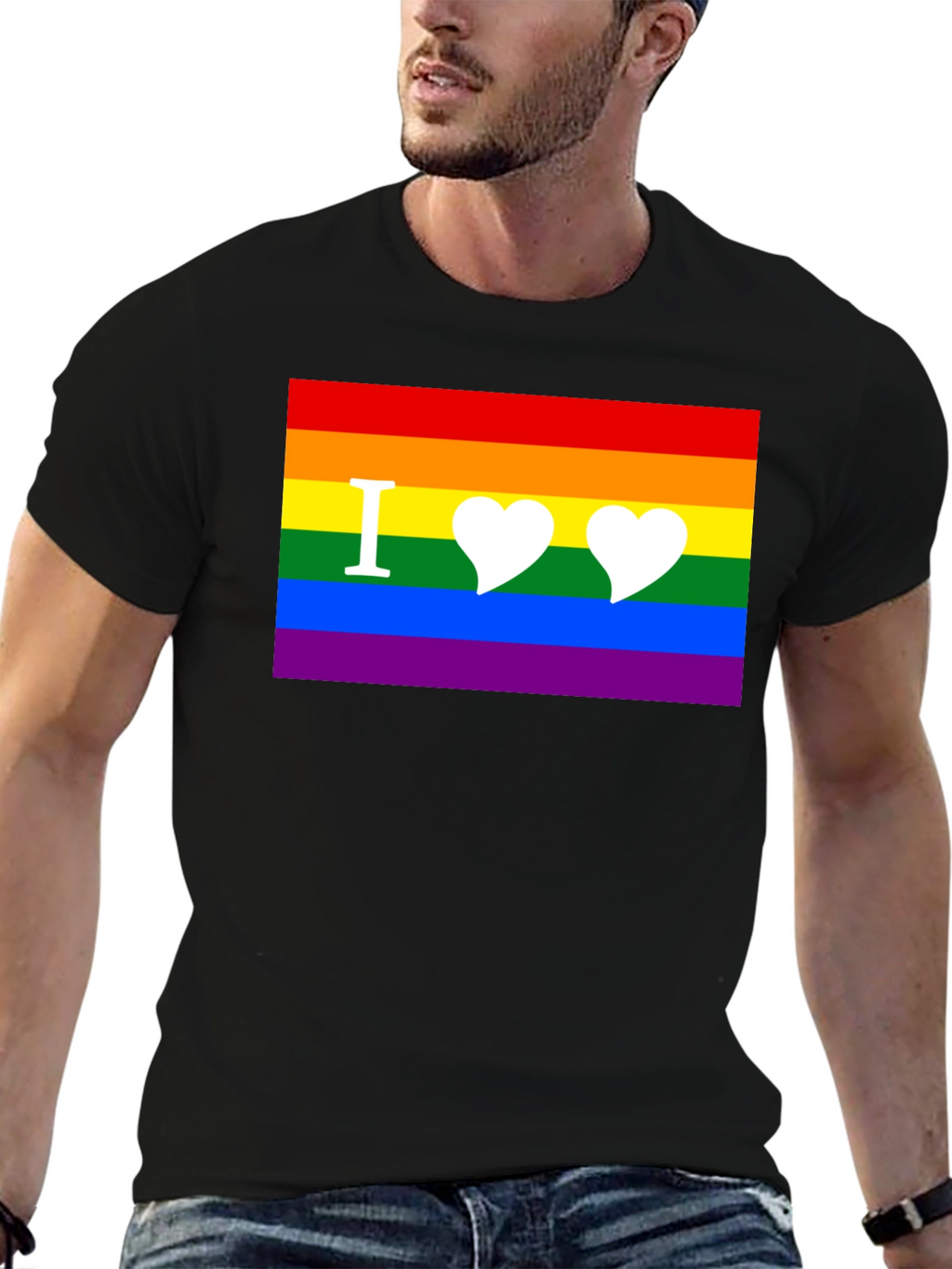 I Love Rainbow Flag T-Shirt - Pride Apparel