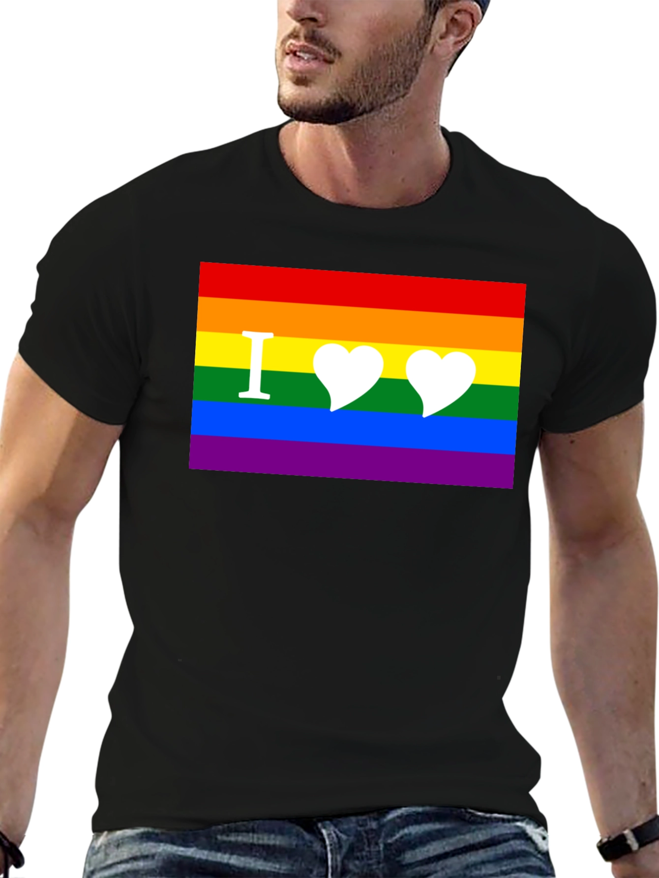 I Love Rainbow Flag T-Shirt - Pride Apparel