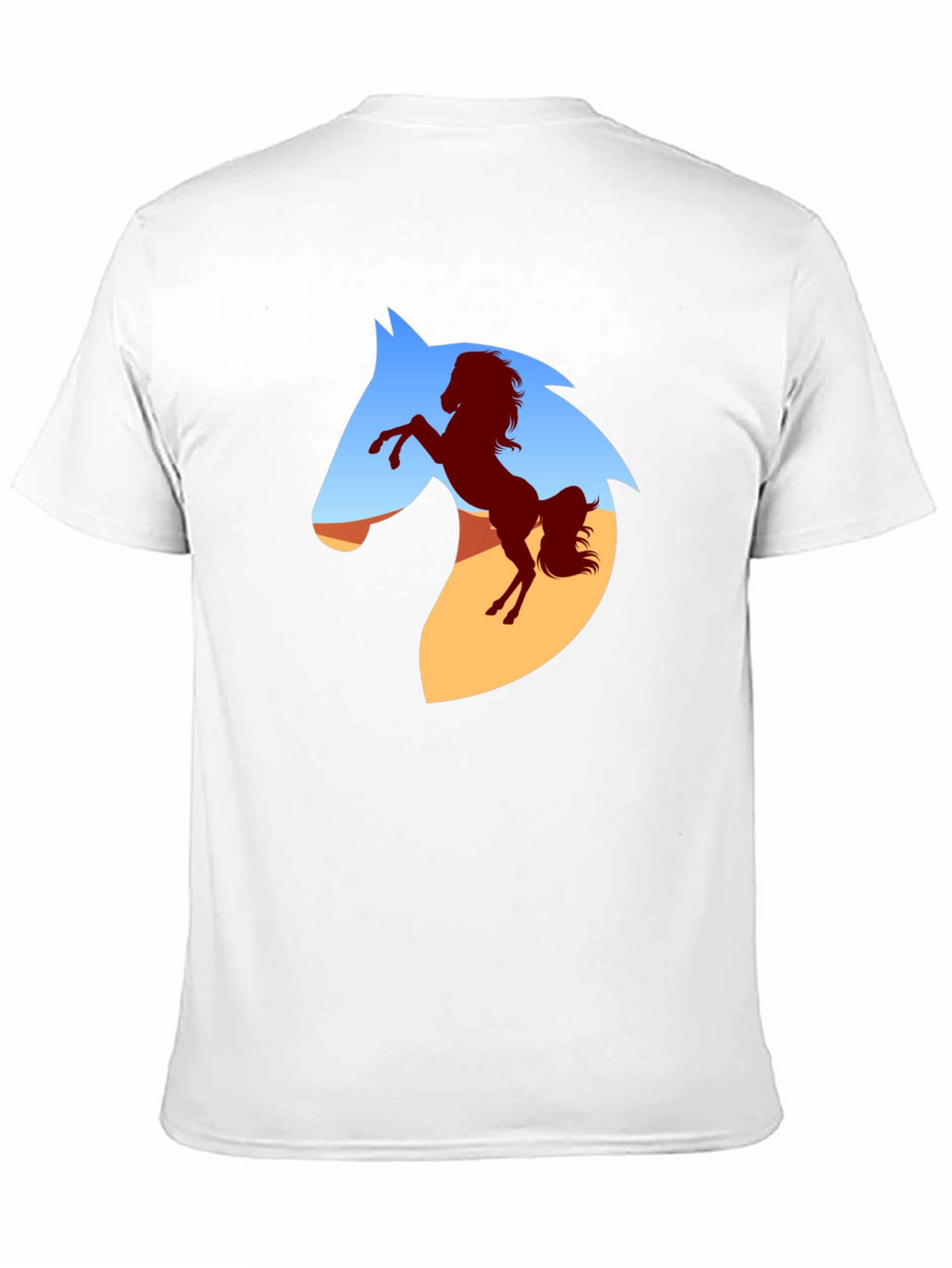Horse Silhouette Graphic T-Shirt