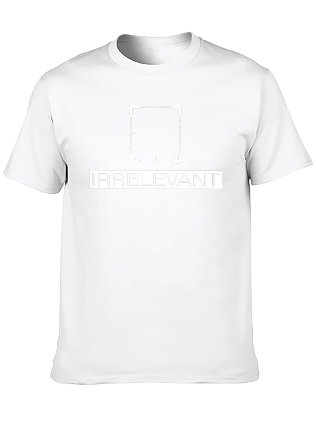 Irrelevant T-Shirt - Modern Graphic Tee for Men