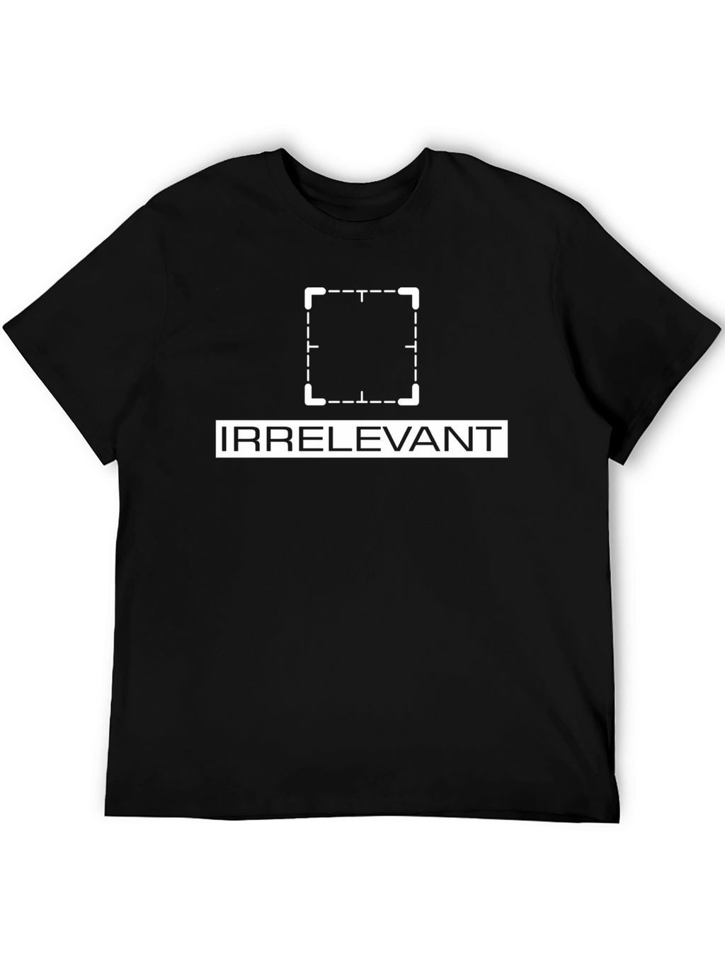 Irrelevant T-Shirt - Modern Graphic Tee for Men