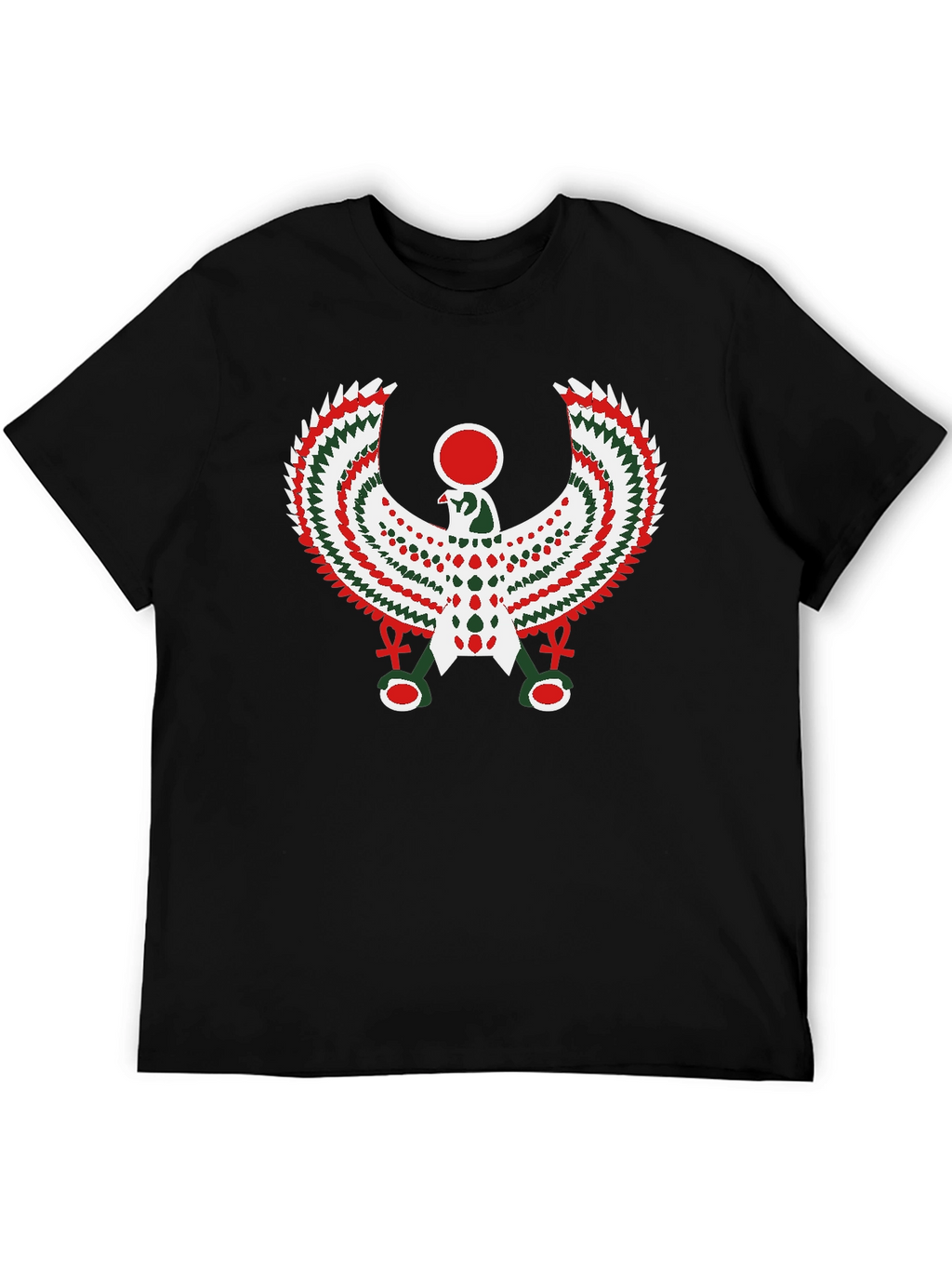 Egyptian Horus Graphic T-Shirt - Black