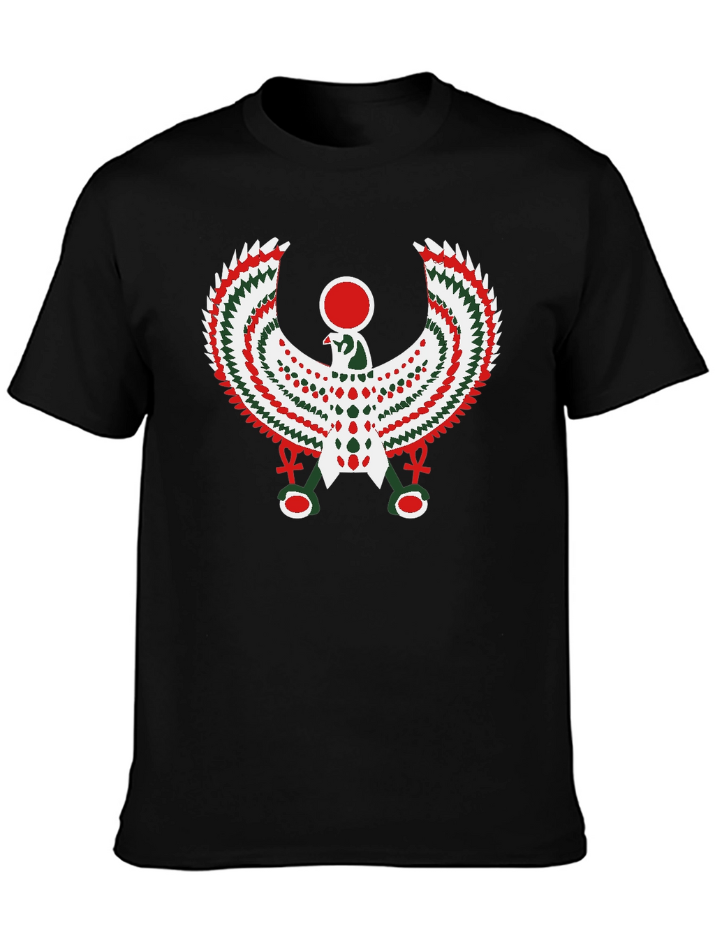 Egyptian Horus Graphic T-Shirt - Black