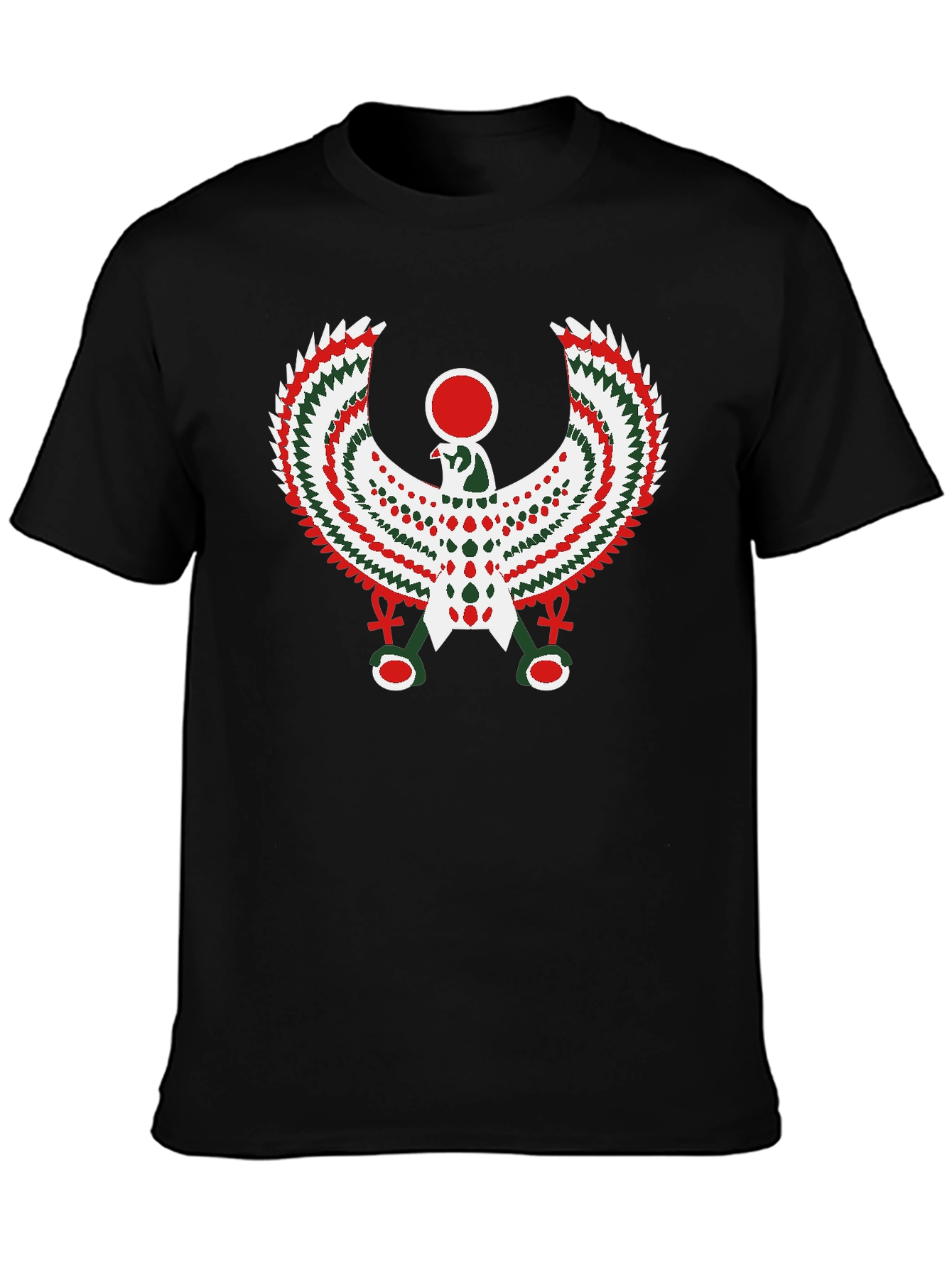 Egyptian Horus Graphic T-Shirt - Black