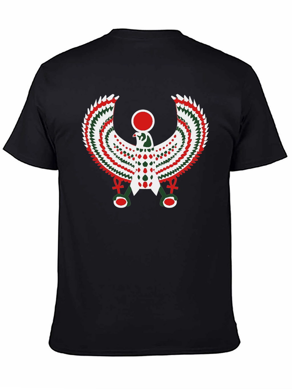 Egyptian Horus Graphic T-Shirt - Black