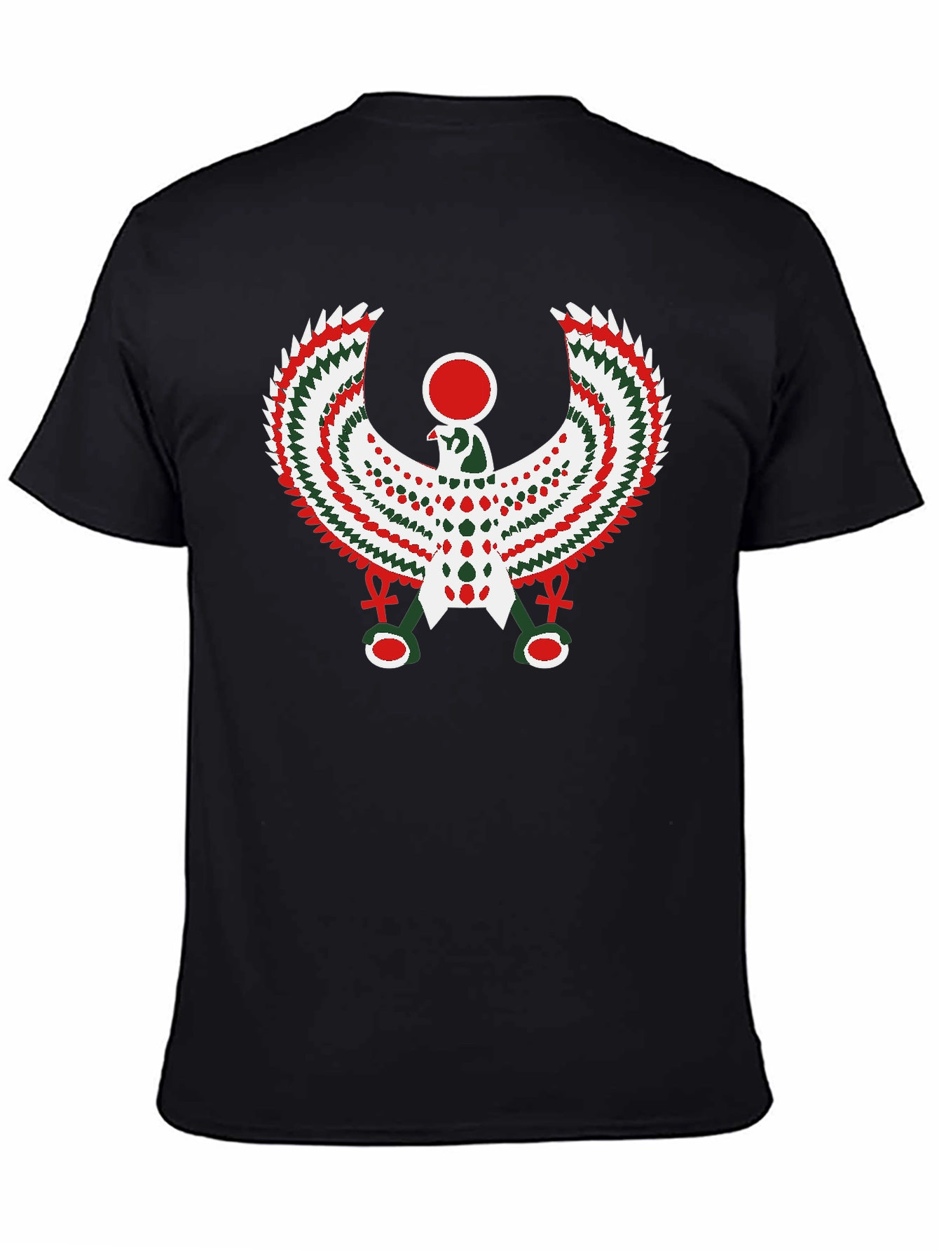 Egyptian Horus Graphic T-Shirt - Black