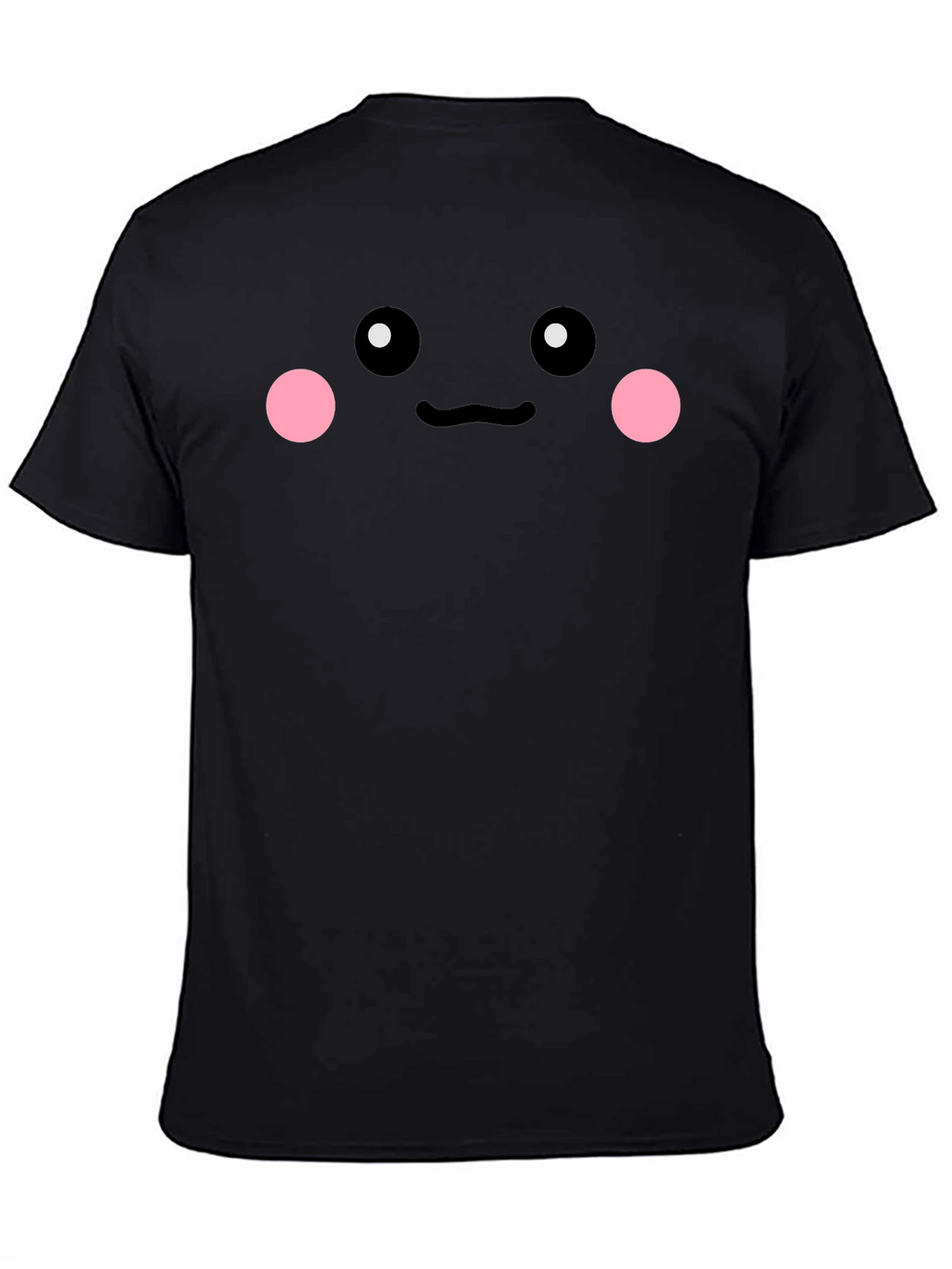 Cute Face Graphic Tee - Black Unisex Shirt