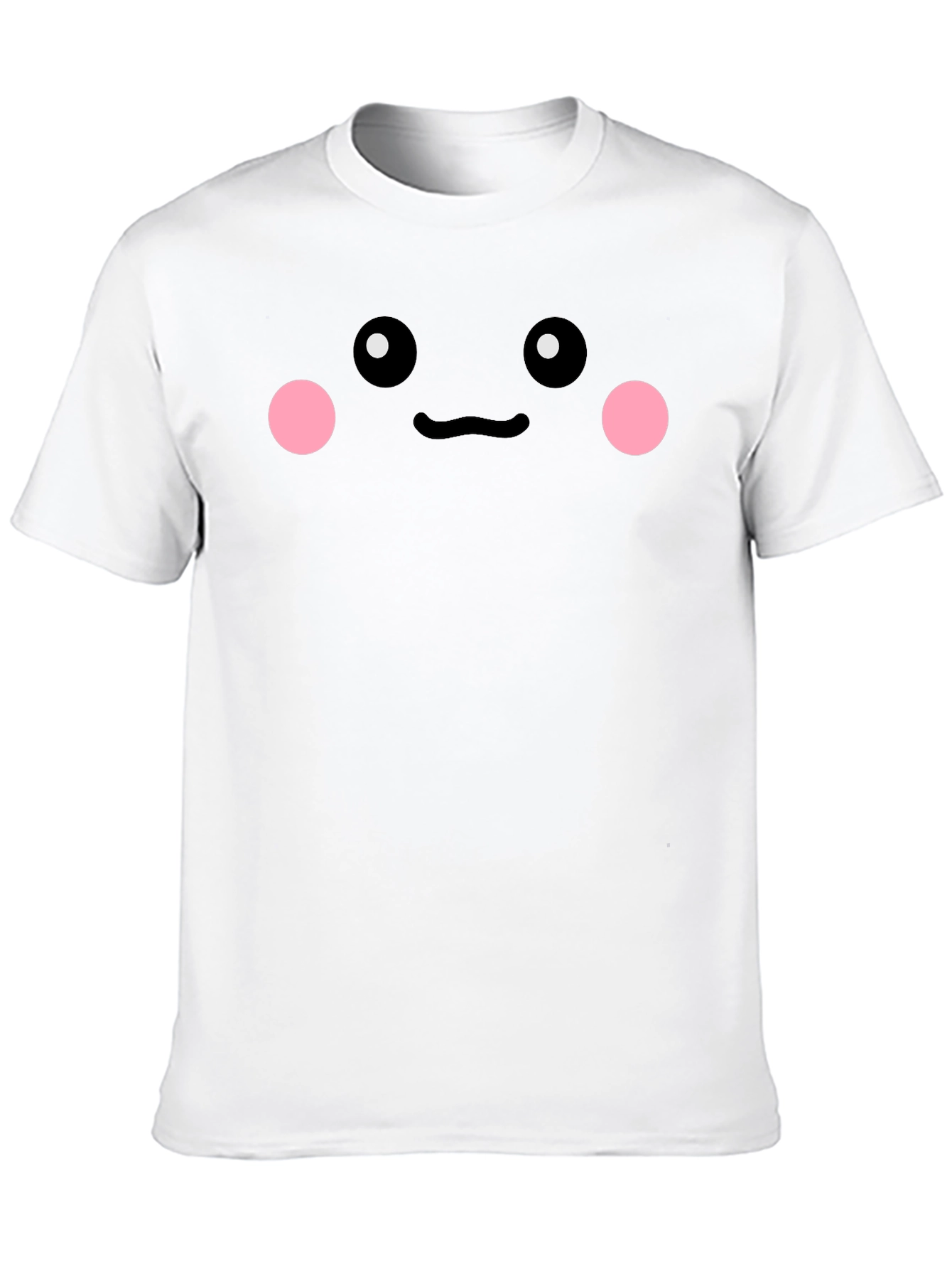 Cute Face Graphic Tee - Black Unisex Shirt