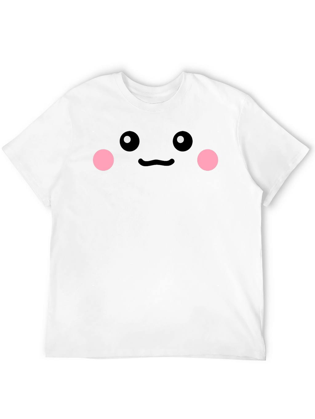 Cute Face Graphic Tee - Black Unisex Shirt