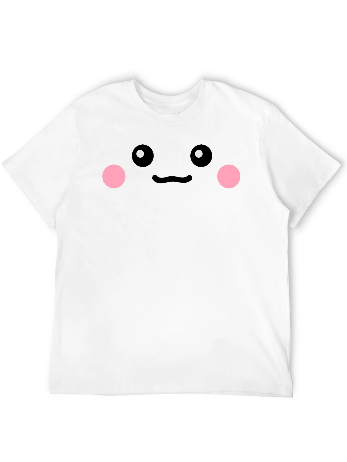 Cute Face Graphic Tee - Black Unisex Shirt